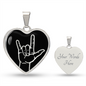 Custom ASL "I Love You" Necklace