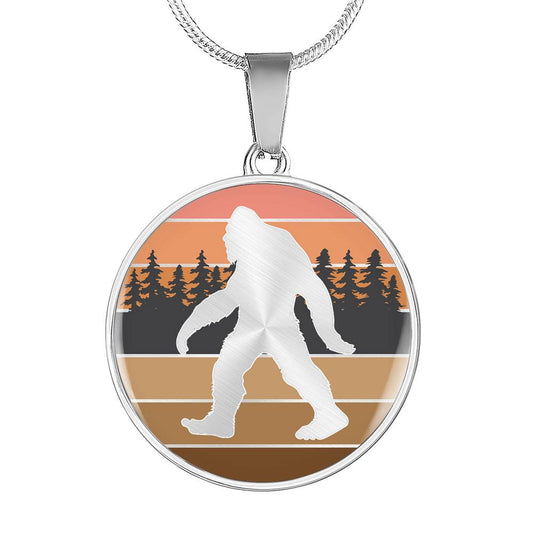 Personalized Big Foot Necklace