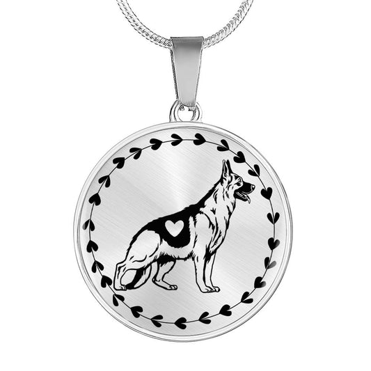 Personalized German Shepherd Necklace
