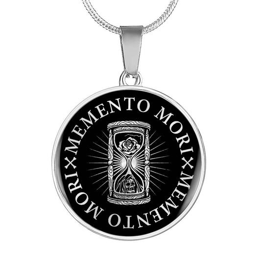 Personalized Memento Mori Necklace