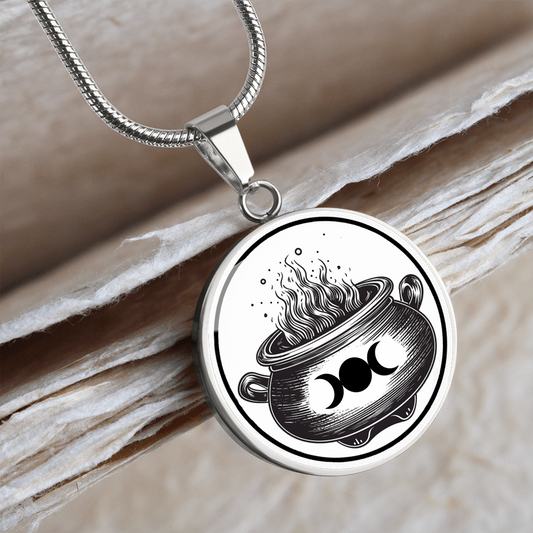 Custom Witches Cauldron Necklace