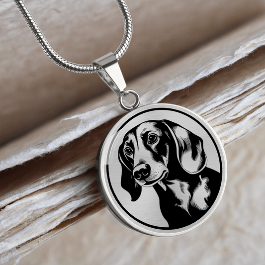 Personalized Dachshund Necklace