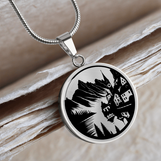 Custom Austria Necklace, Hallstatt Souvenir
