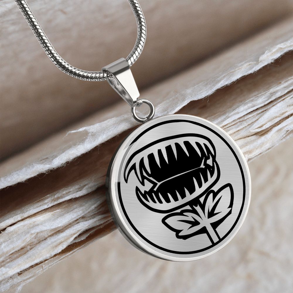 Personalized Venus Fly Trap Necklace. Venus Fly Trap Gift