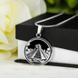 Personalized Chichen Itza Necklace, Chichen Itza Souvenir
