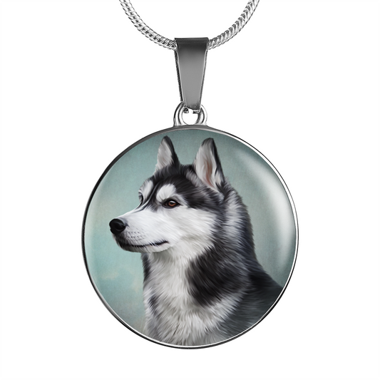 Husky Love Luxury Necklace | woodation.myshopify.com