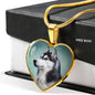 Personalized Husky Necklace, Husky Jewelry, Husky Gift