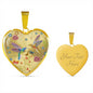 Bohemian Hummingbird Heart Necklace