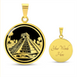 Personalized Chichen Itza Necklace, Chichen Itza Souvenir