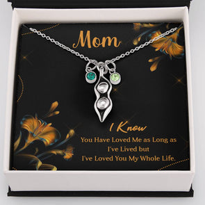 To My Mom - Peas In A Pod Necklace