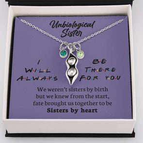 Unbiological Sister - Peas In A Pod Necklace