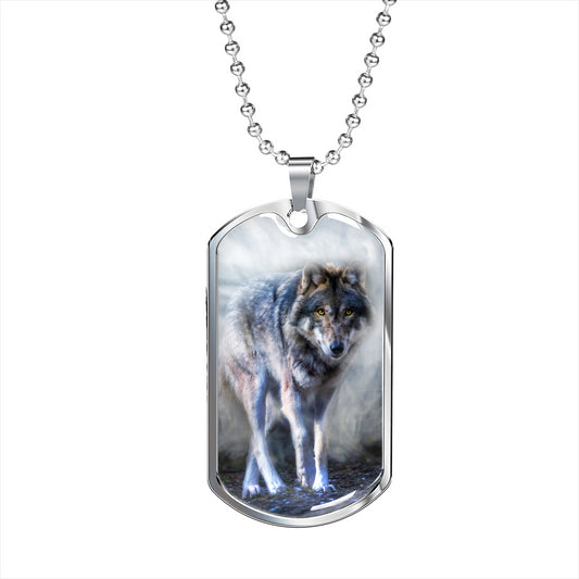 Wild Wolf - Military Necklace