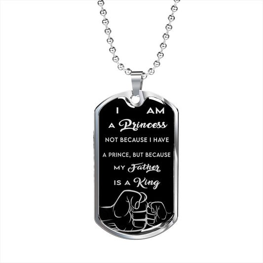 My Father Is a King - Military Necklace