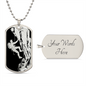 Men's Personalized Rock Climbing Necklace