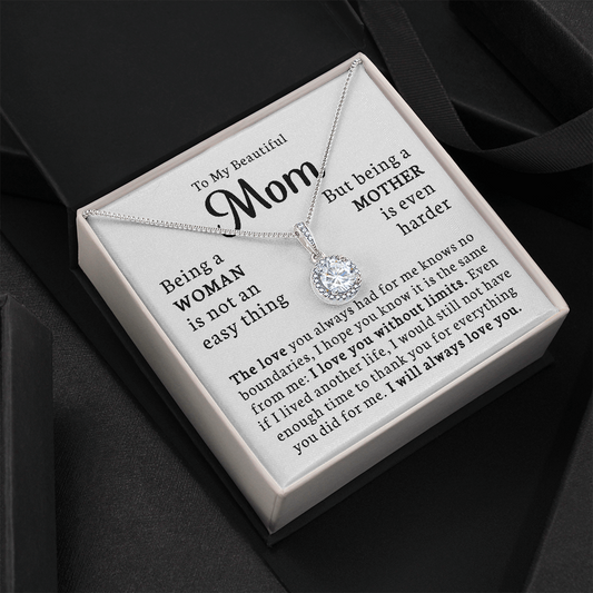 To My Beautiful Mom - Eternal Hope Necklace