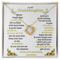 To My Granddaughter - Love Knot Necklace