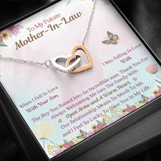 To My Future Mother-In-Law - Heart Necklace