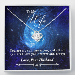 To My Wife - Love Knot Necklace
