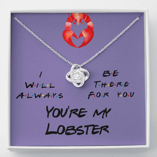 You're My Lobster - Love Knot Necklace