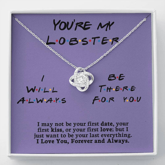 You're My Lobster - Love Knot Necklace