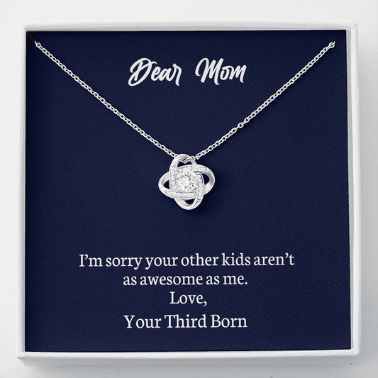 Your Third Born - Love Knot Necklace