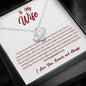 To My Wife - Love Knot Necklace