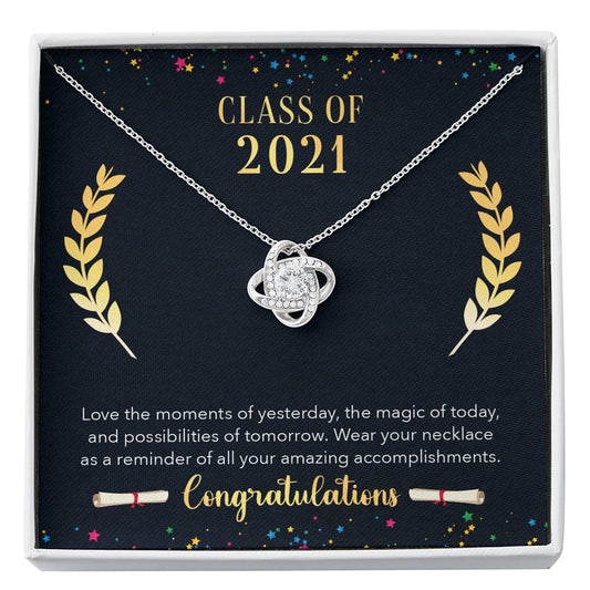 Class Of 2021 - Love Knot Necklace