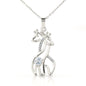 To My Daughter - Giraffe Love Necklace