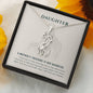 To My Daughter - Giraffe Love Necklace
