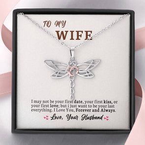 To My Wife - Dragonfly Necklace