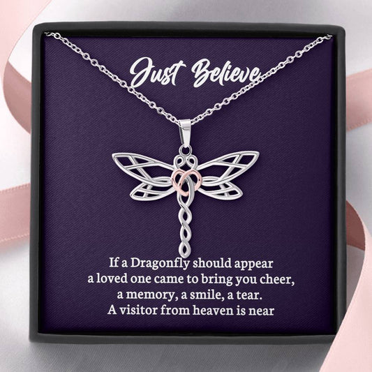 Dragonfly Remembrance Necklace
