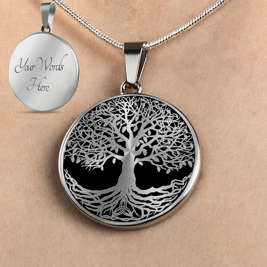 Tree Of Life Personalized Necklace, Tree Of Life Jewelry