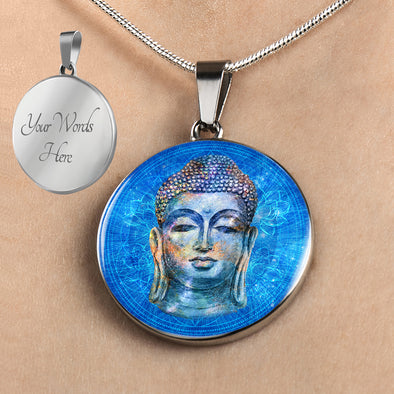 Personalized Buddha Necklace, Buddhism Jewelry, Buddha Gift