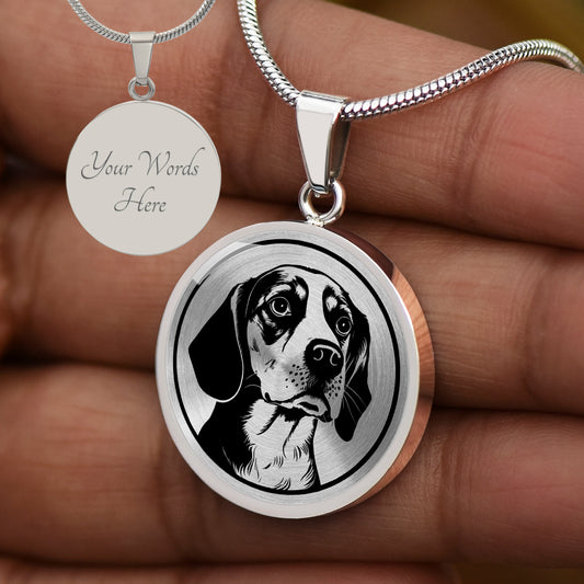 Personalized Beagle Necklace