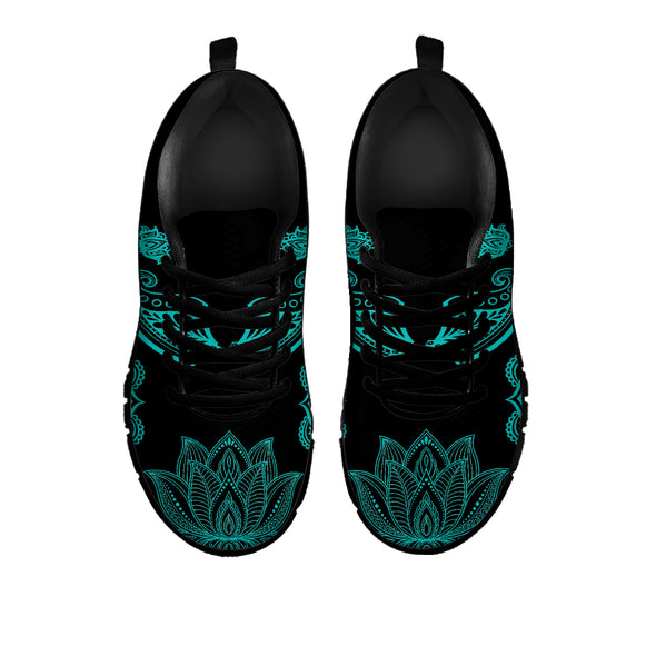 Tiffany Blue Lotus Sneakers | woodation.myshopify.com