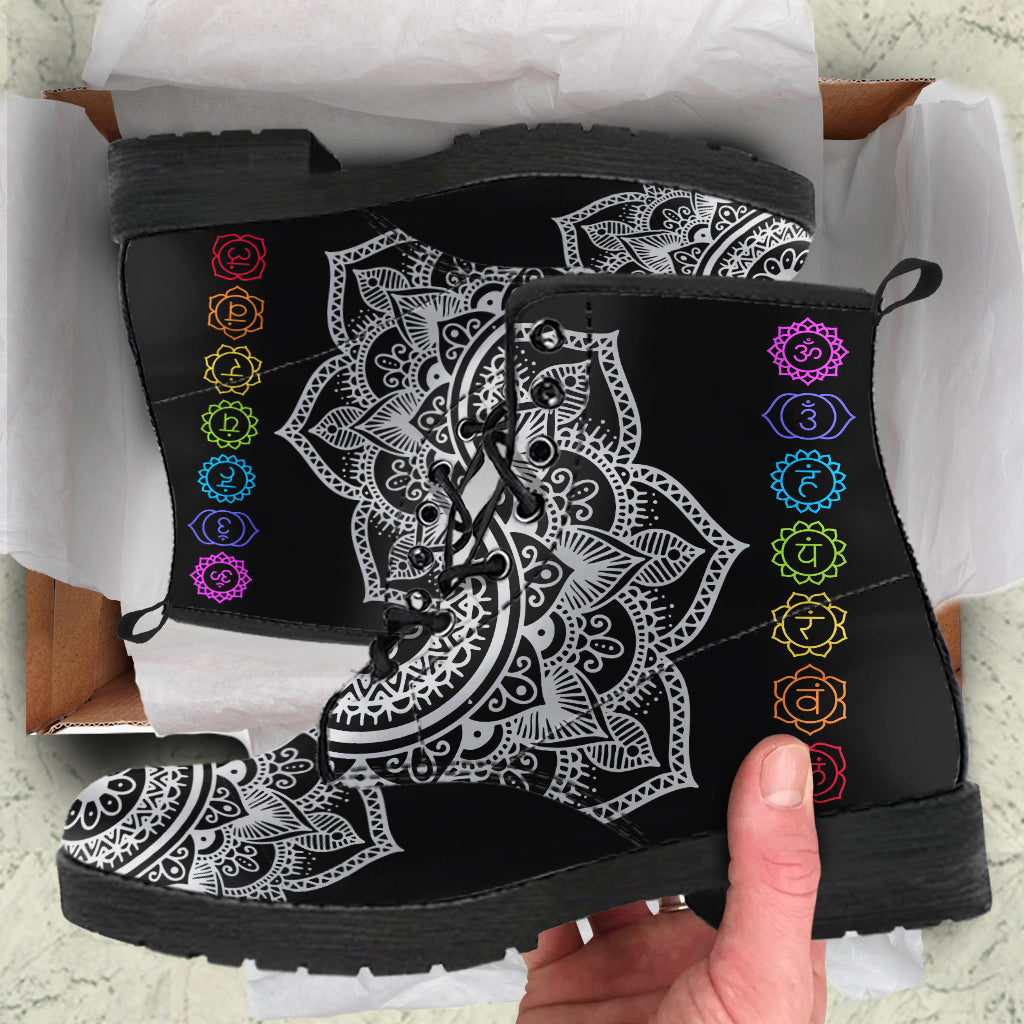 Spiritual Chakra Boots | woodation.myshopify.com