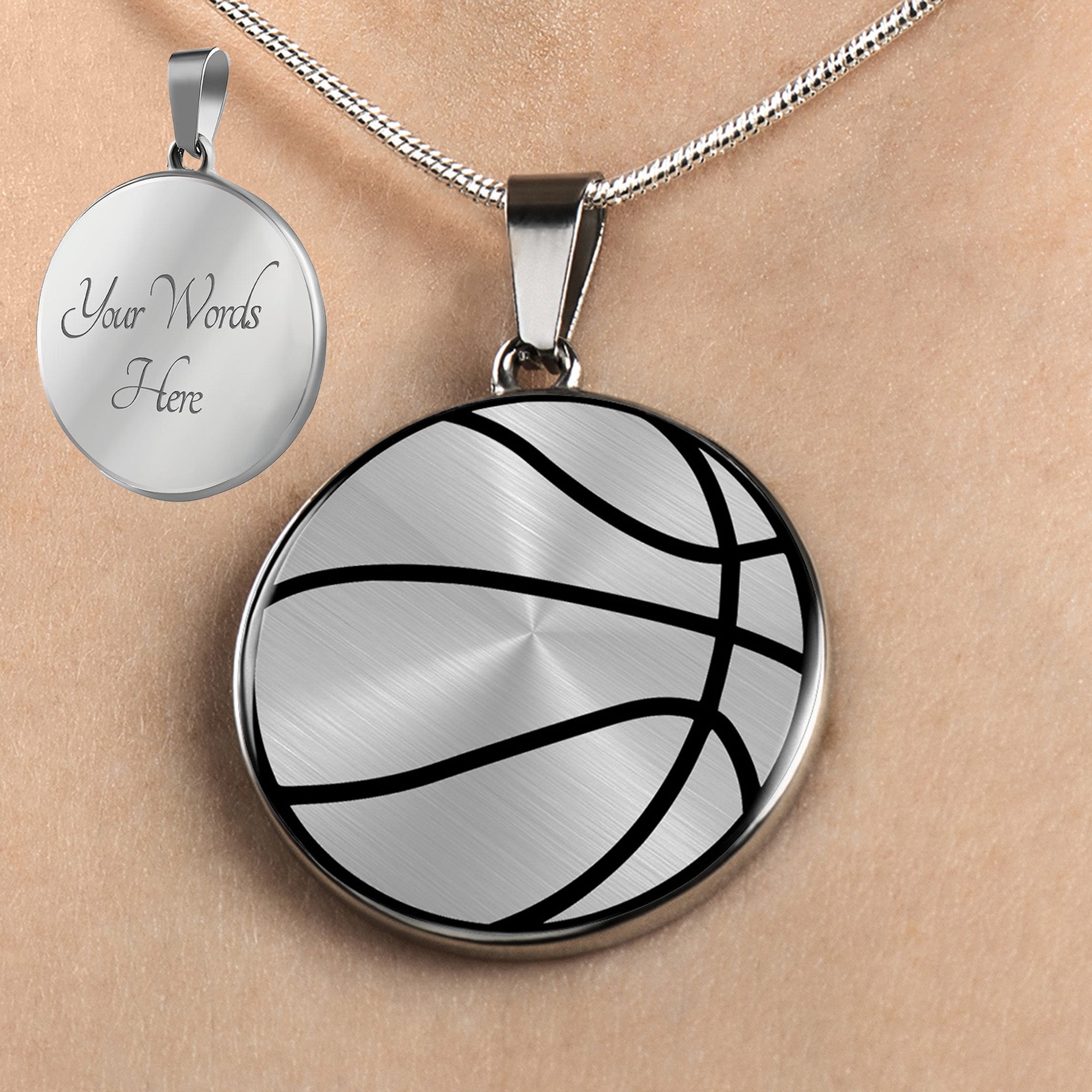 Basketball Mom Necklace, Personalized Sports Player Necklace, Custom  Basketball Name & Number Necklace, Custom Sports Mom Basketball Jewelry -  Etsy