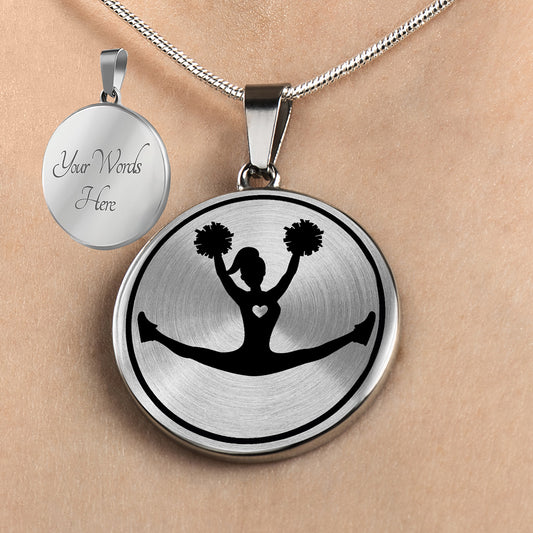 Personalized Cheerleader Necklace