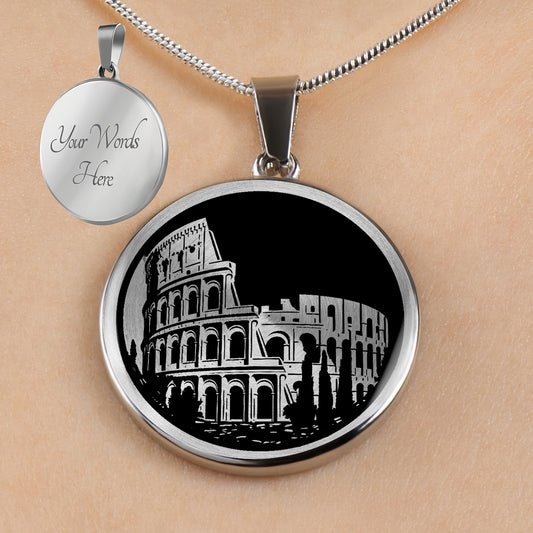 Personalized Colosseum Necklaces