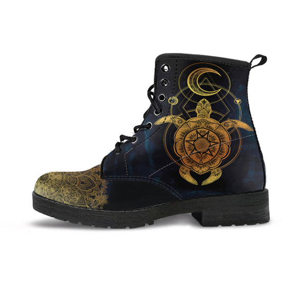 Cosmic Turtle Boots | woodation.myshopify.com