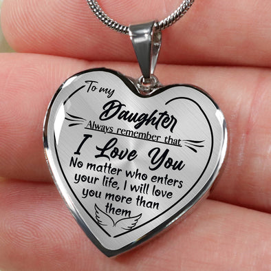 To My Daughter - Personalized Necklace