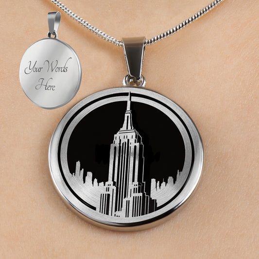 Personalized Empire State Necklaces