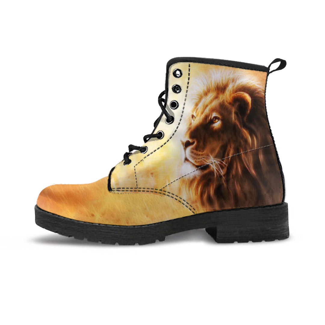 Spiritual Lion Boots | woodation.myshopify.com