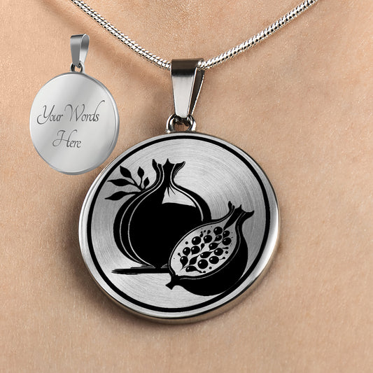 Personalized Pomegranate Necklace