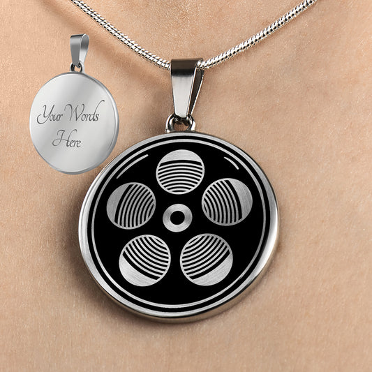 Personalized Film Reel Necklace