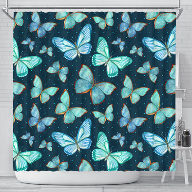 Spiritual Butterfly Shower Curtain | woodation.myshopify.com