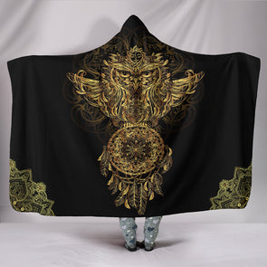 Spiritual Owl Hooded Blanket | woodation.myshopify.com