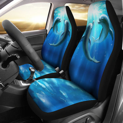 Dolphin Love Car Seat Covers | woodation.myshopify.com