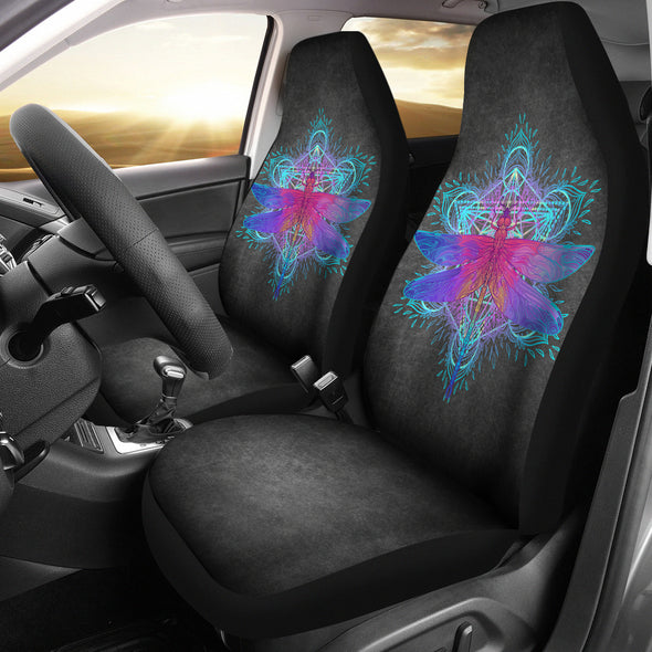 Dragonfly Mandala Car Seat Covers | woodation.myshopify.com