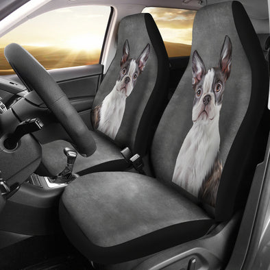 Boston Terrier Car Seat Covers | woodation.myshopify.com